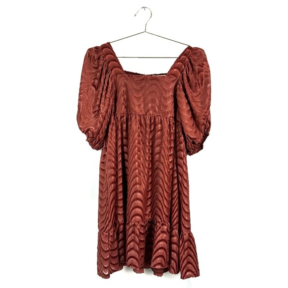 NWT Anthropologie Moon River Velvet Square Neck Dress Size M - Picture 3 of 6